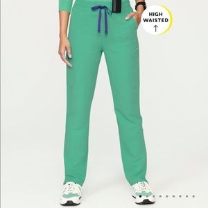 Small Petite High Wasted Yola Surgical Green